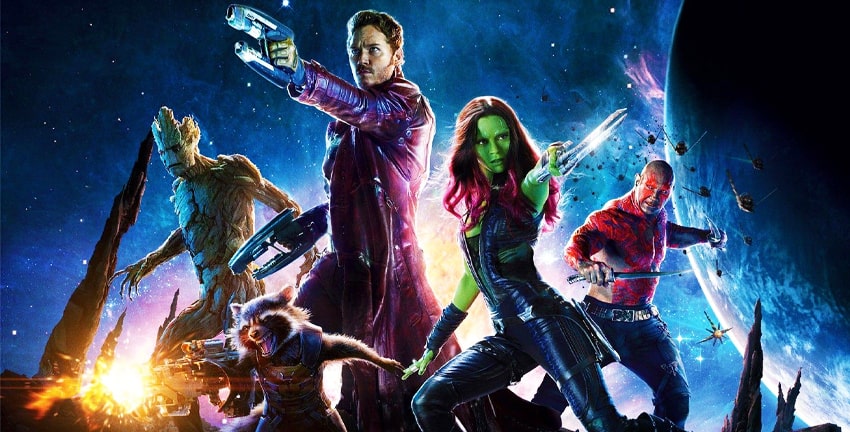 Which actor was always part of the Guardians of the Galaxy cast?