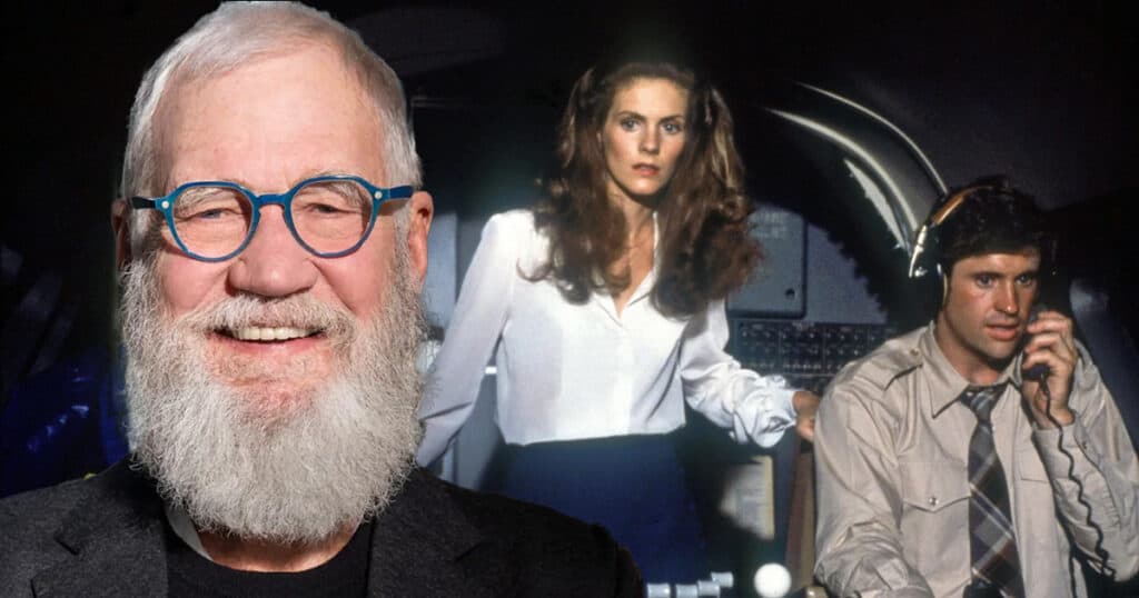 Dave letterman airplane