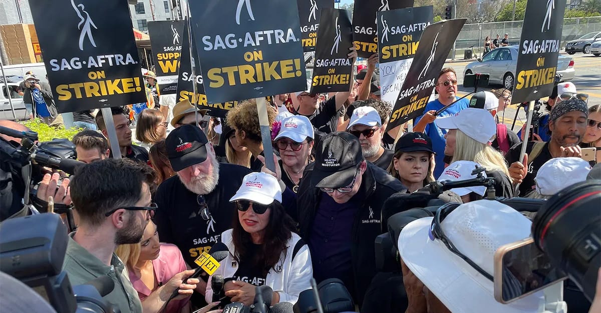 SAG-AFTRA is set to negotiate with AMPTP on Monday