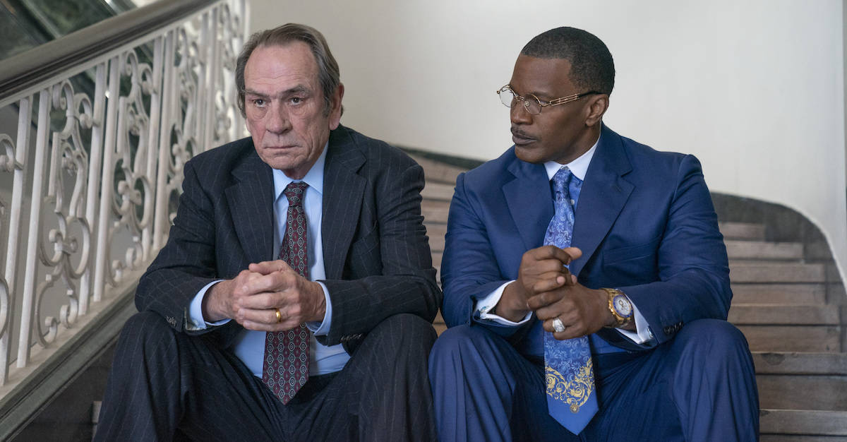 the burial, jamie foxx, tommy lee jones