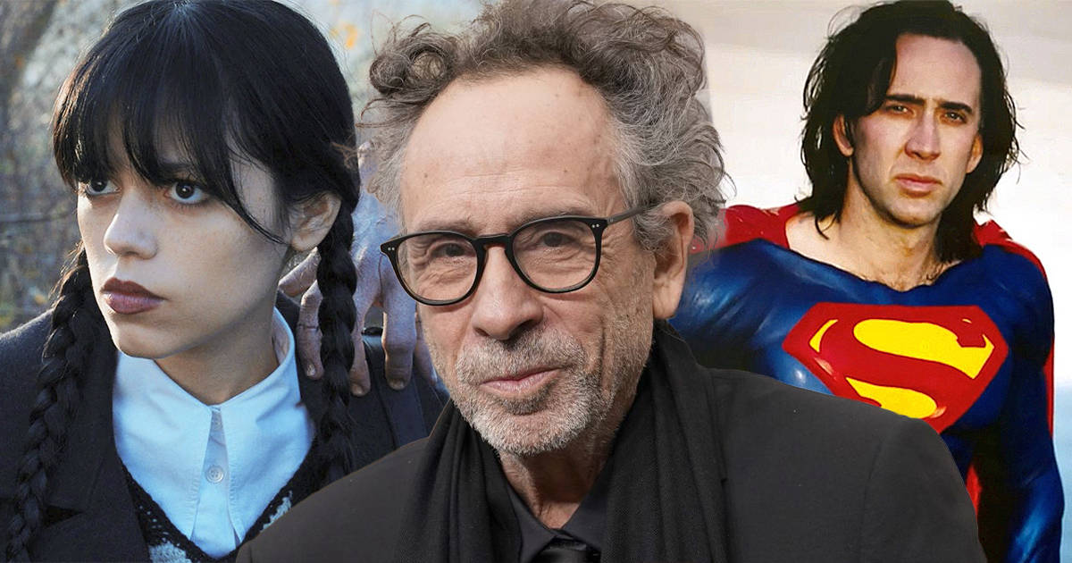 Tim Burton talks directing Wednesday and Superman in The Flash