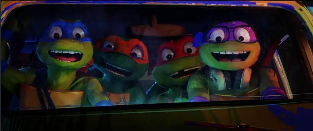L-r, LEO, MIKEY, RAPH  and DONNIE in PARAMOUNT PICTURES and NICKELODEON MOVIES Present A POINT GREY Production “TEENAGE MUTANT NINJA TURTLES: MUTANT MAYHEM”