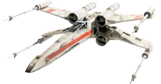 X-wing, Star Wars, auction