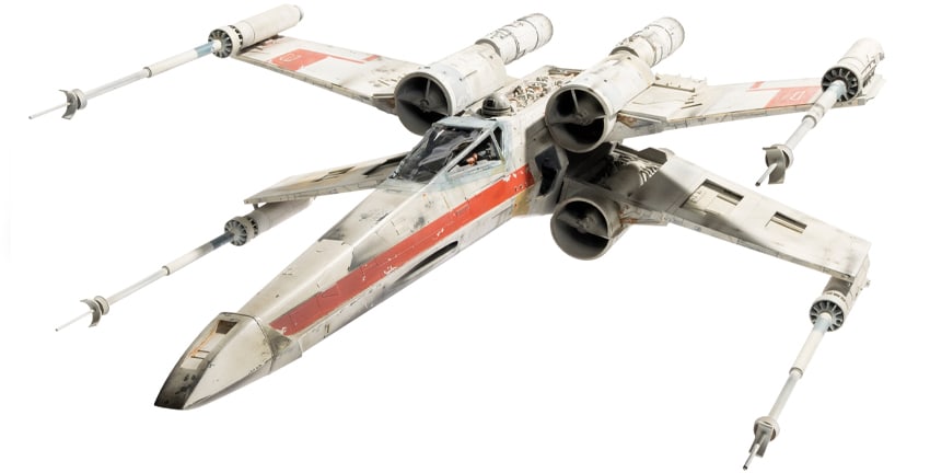 Star Wars: Long lost X-wing fighter model up for auction with 0K starting bid