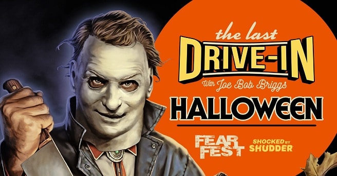 Joe Bob Briggs hosts Halloween (1978) for the AMC and Shudder special The Last Drive-In with Joe Bob Briggs: Halloween
