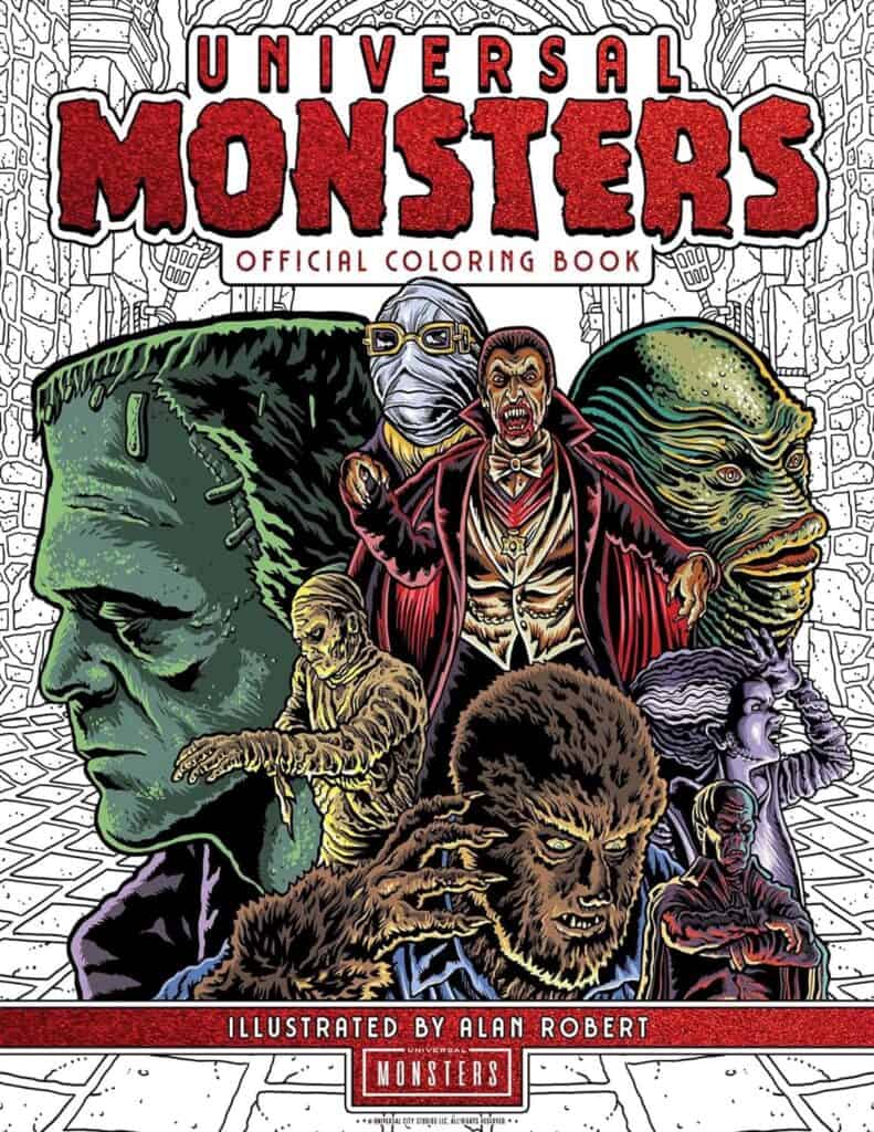 Universal Monsters: The Official Coloring Book coming next July