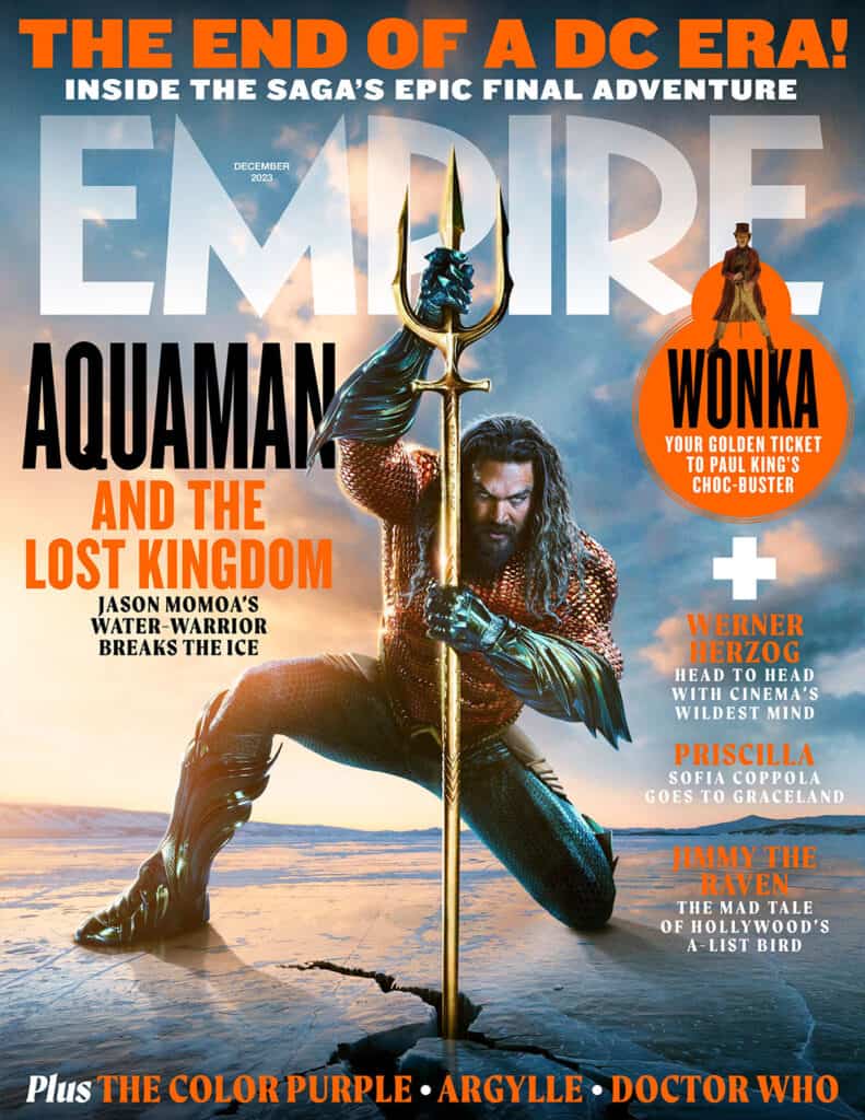 Aquaman and the Lost Kingdom, Empire Magazine, Jason Momoa