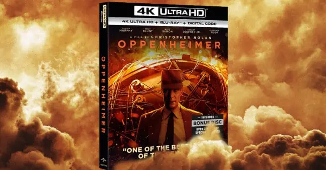 oppenheimer, blu ray