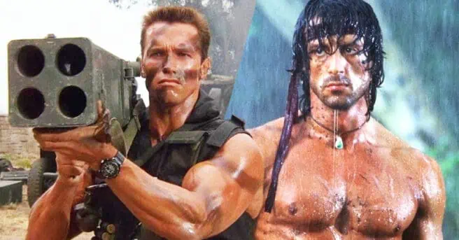 Sylvester Stallone, Arnold Schwarzenegger, rivalry