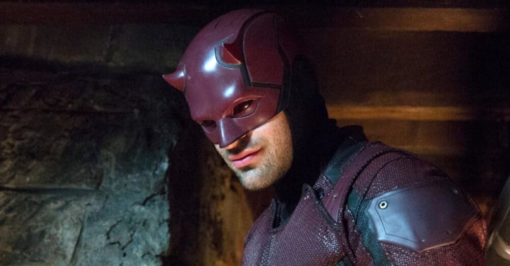 Daredevil and Bullseye were spotted in costume on the set of the Marvel / Disney+ series Daredevil: Born Again