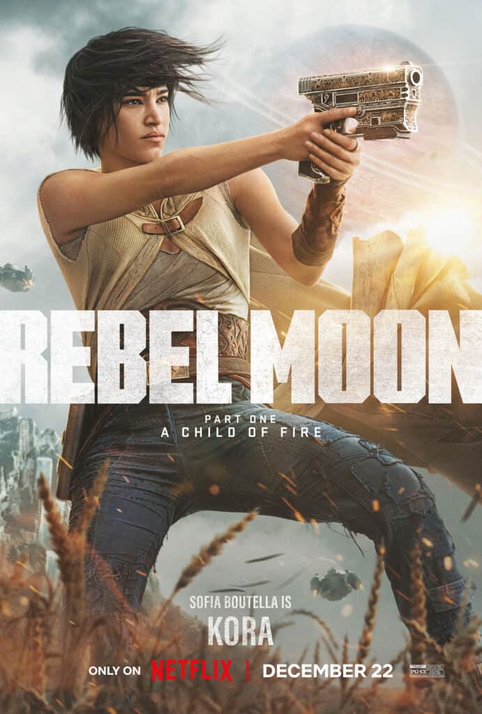 Rebel Moon, Character Poster, Netflix, Zack Snyder, Kora