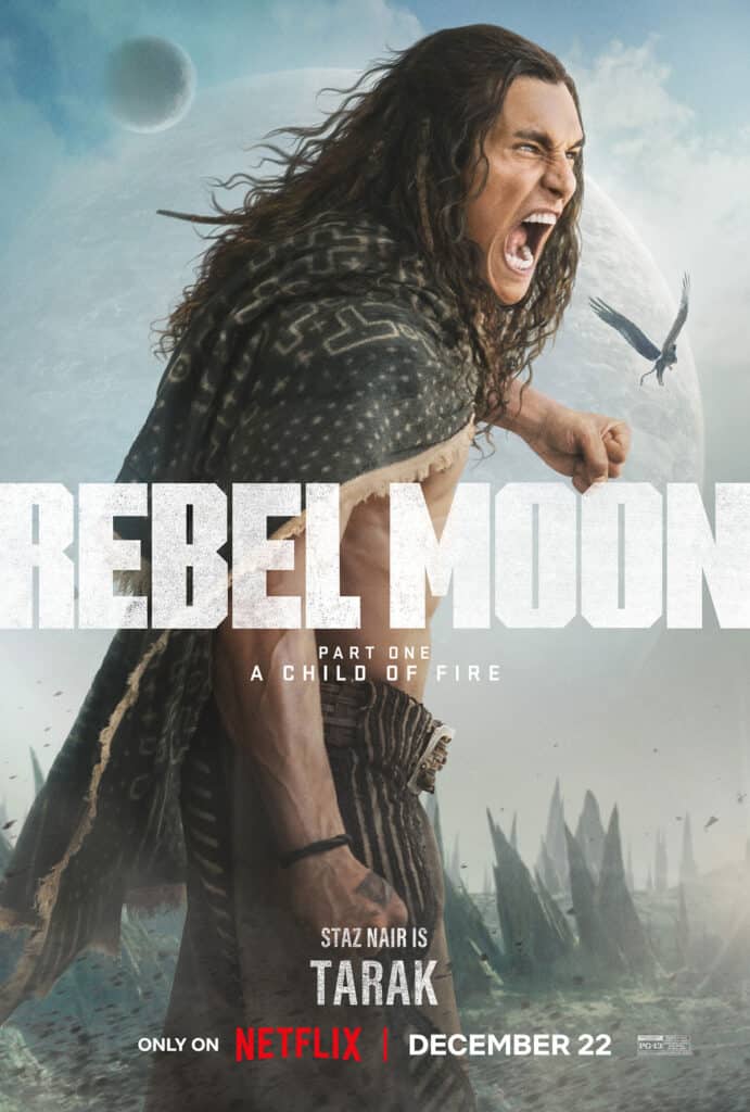 Rebel Moon, Character Poster, Netflix, Zack Snyder, Tarak