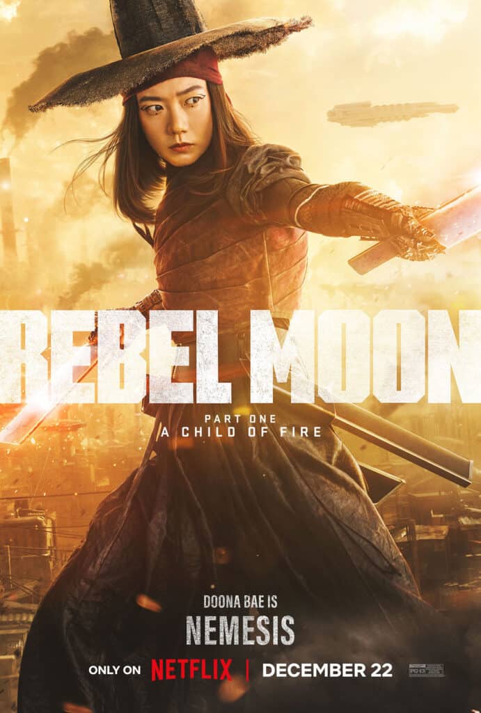 Rebel Moon, Character Poster, Netflix, Zack Snyder, Nemesis
