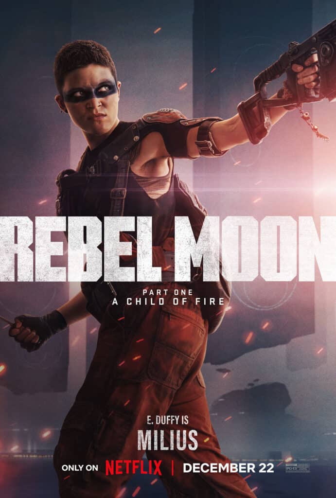 Rebel Moon, Character Poster, Netflix, Zack Snyder, Milius