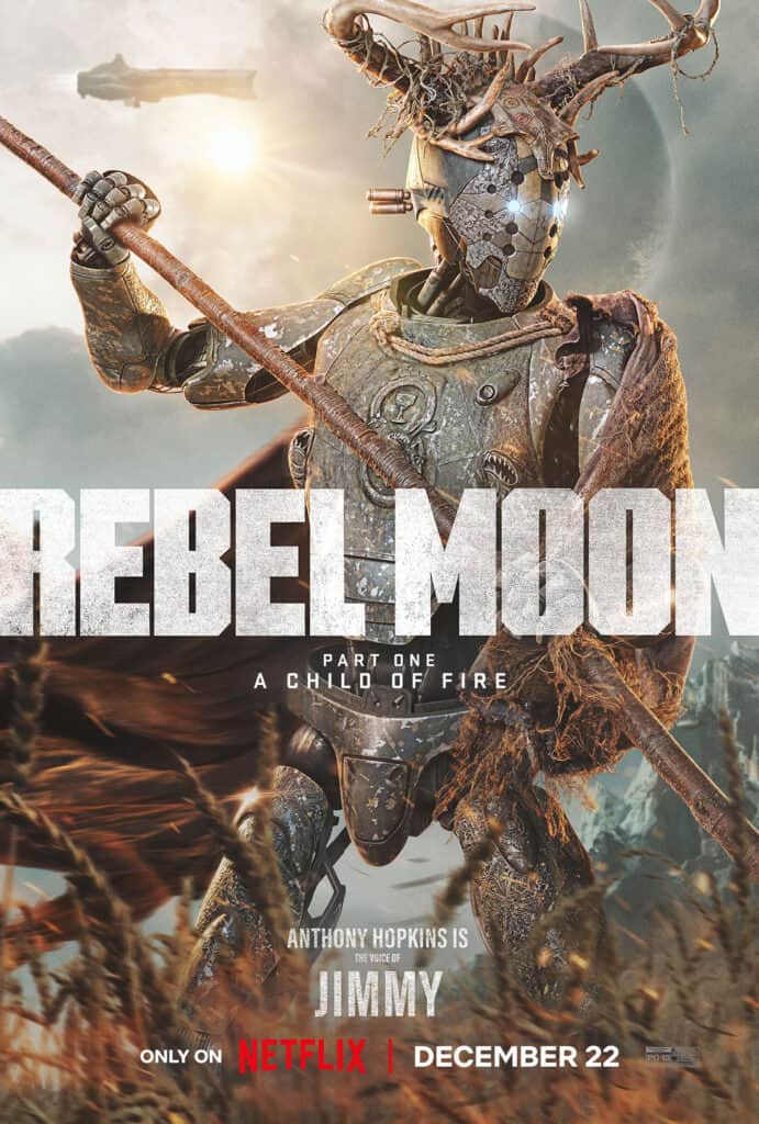 Rebel Moon, Character Poster, Netflix, Zack Snyder, Jimmy