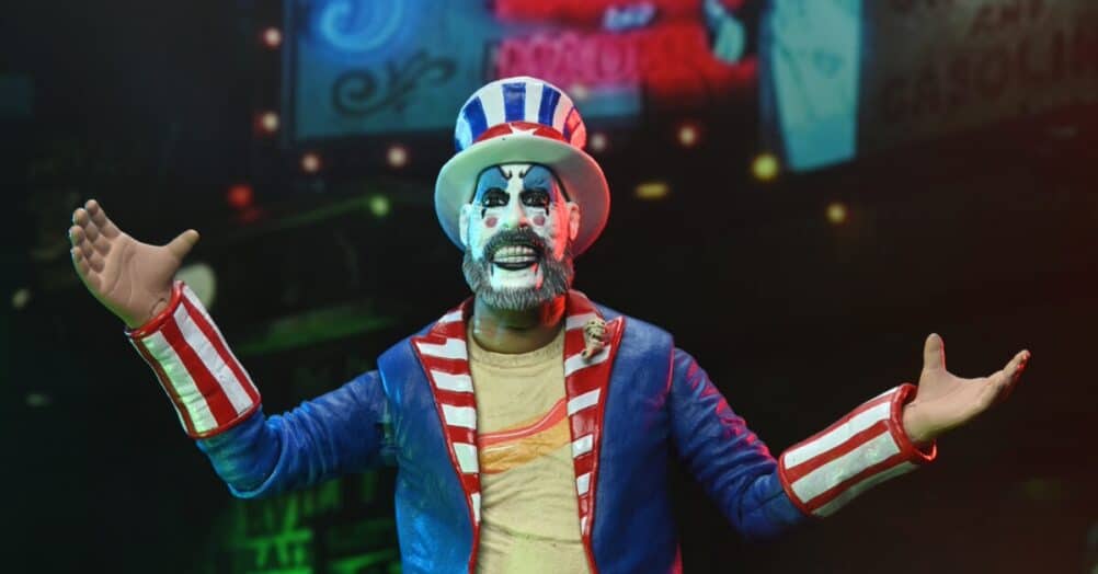 NECA is celebrating the 20th anniversary of House of 1000 Corpses by releasing new Captain Spaulding and Otis action figures