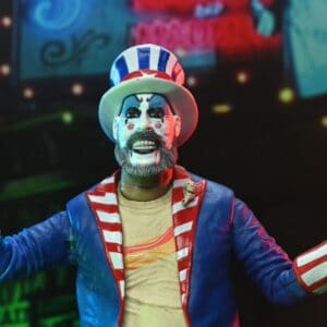 NECA is celebrating the 20th anniversary of House of 1000 Corpses by releasing new Captain Spaulding and Otis action figures