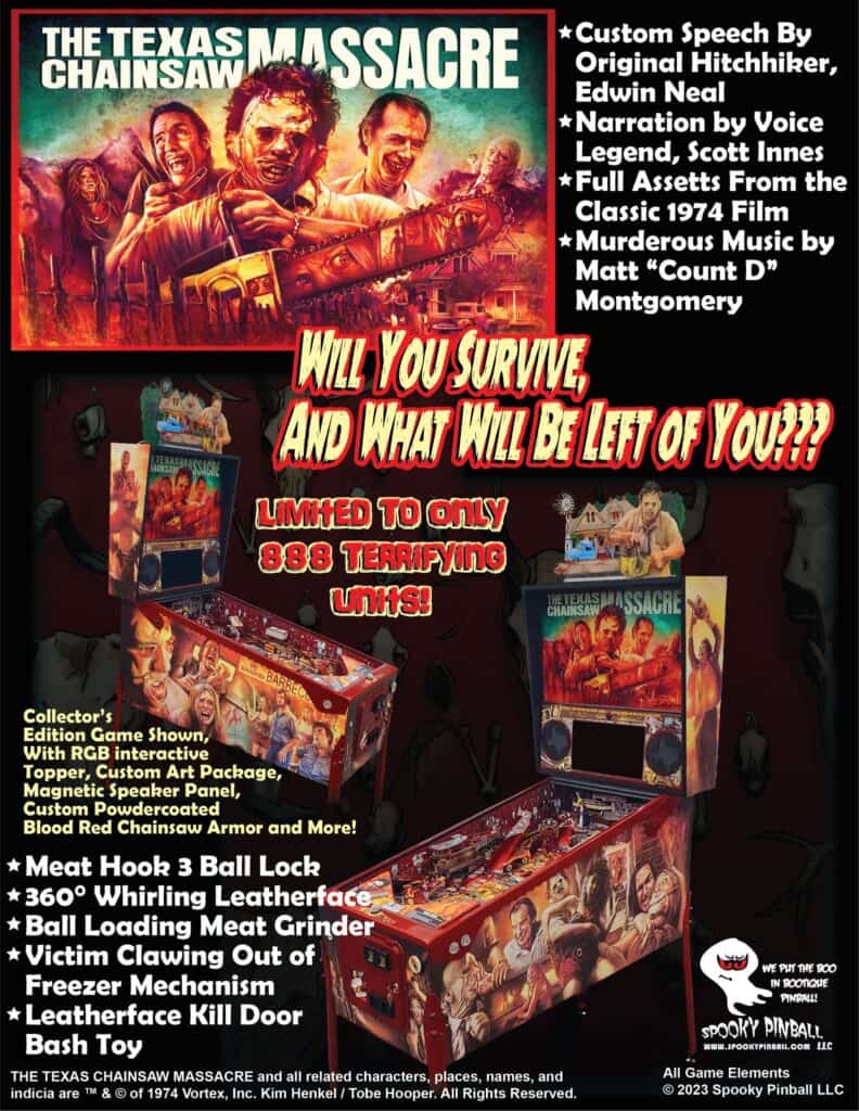 The Texas Chainsaw Massacre pinball machine