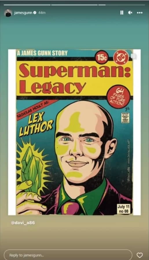 Superman: Legacy, James Gunn, Lex Luthor, James Gunn