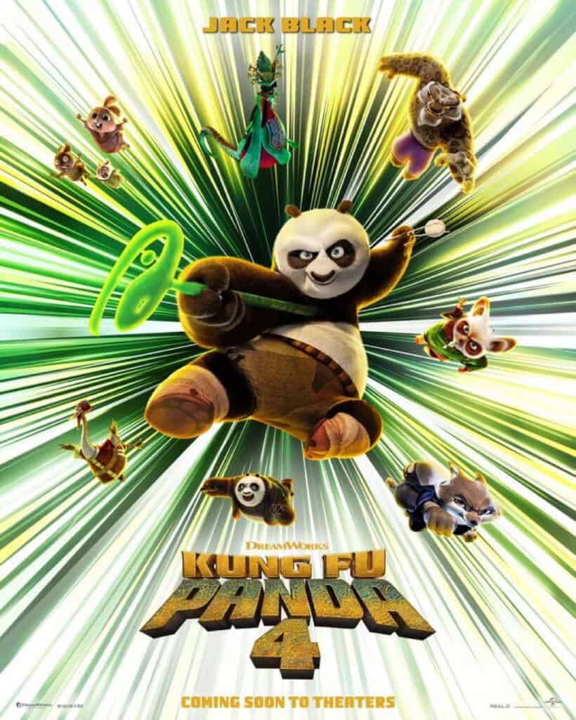 Kung Fu Panda 4, poster, trailer, Jack Black, Dreamworks
