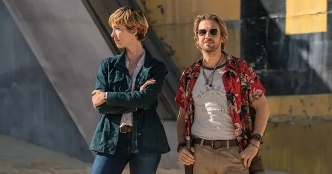 Godzilla x Kong: The New Empire images feature Dan Stevens and returning Godzilla vs. Kong stars Rebecca Hall and Brian Tyree Henry