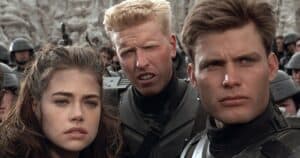 Paul Verhoeven's 1997 sci-fi film Starship Troopers, starring Casper Van Dien, gets the Deconstructing treatment