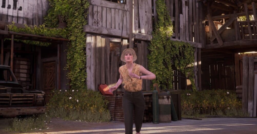 Texas Chainsaw Massacre video game Barbara Crampton