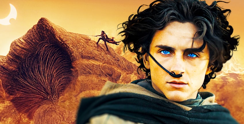 Dune: Part Two: How does Paul Atreides get off the sandworm?
