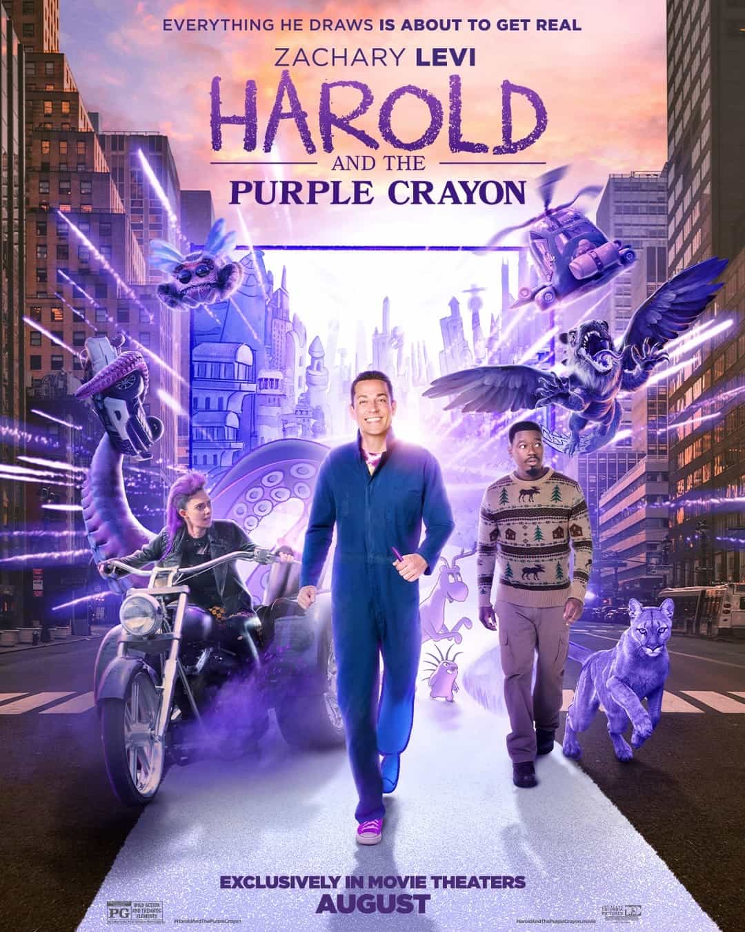 Harold and the Purple Crayon, poster