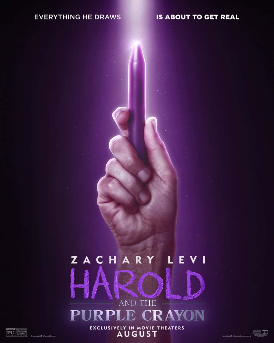 Harold and the Purple Crayon, poster