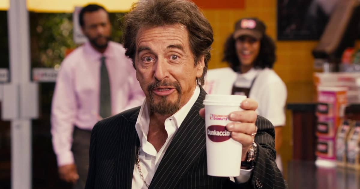 Al Pacino went all in for his Jack and Jill Dunkaccino commercial