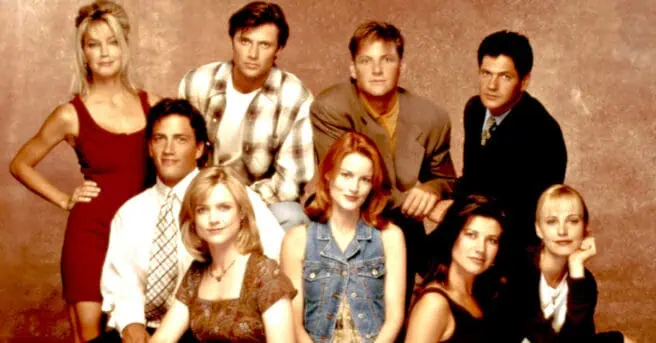 melrose place, heather locklear, daphne zuniga, laura leighton