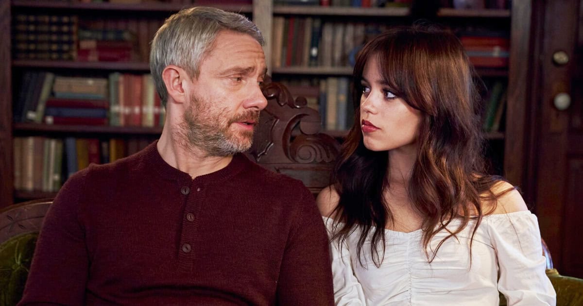 Martin Freeman defends Miller’s Girl from backlash due to age gap with Jenna Ortega