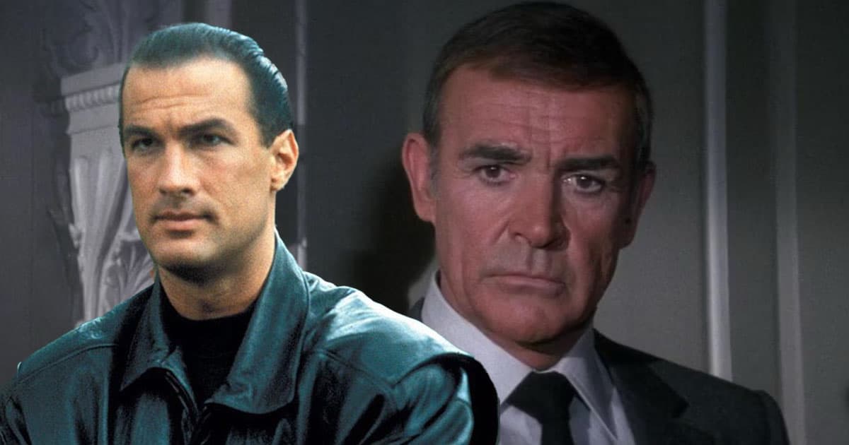 Steven Seagal once broke Sean Connery’s wrist while training him for a Bond movie