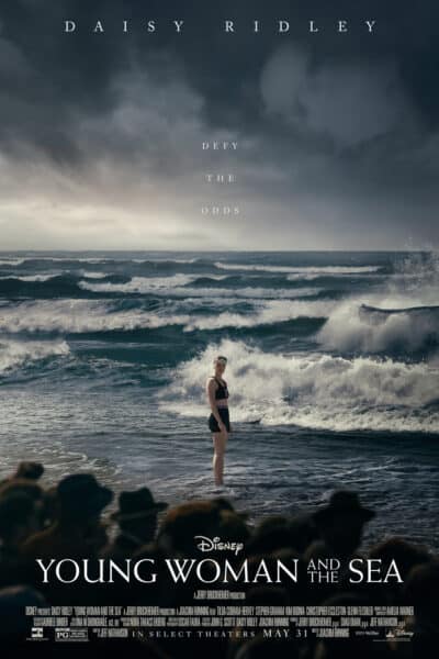 young woman and the sea poster