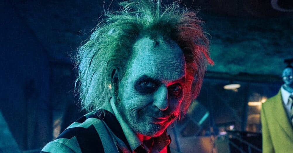 A new image from Beetlejuice Beetlejuice has made its way online, along with quotes about Michael Keaton getting back into character