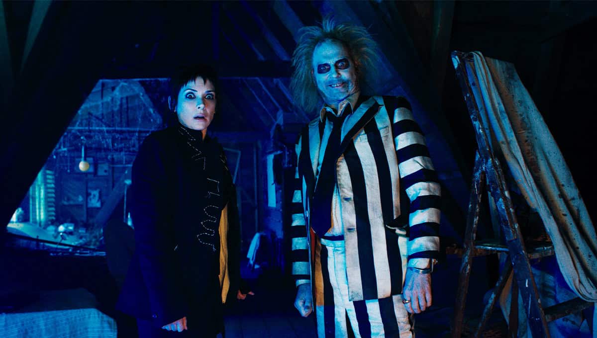 Beetlejuice Beetlejuice unveils a new image, co-stars say they were in awe of Michael Keaton on set