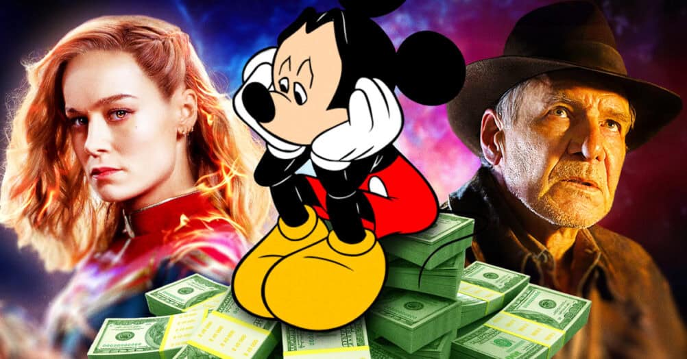 Disney, box-office bombs, The Marvels, Indiana Jones and the Dial of Destiny