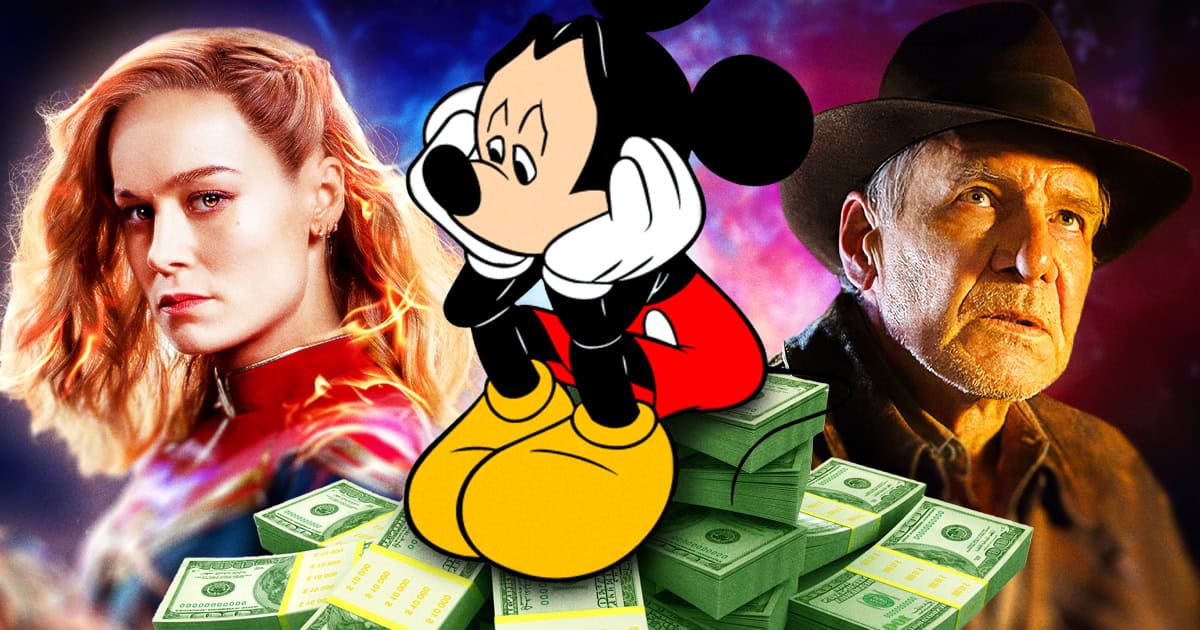 Four of the biggest box-office bombs of 2023 belonged to Disney