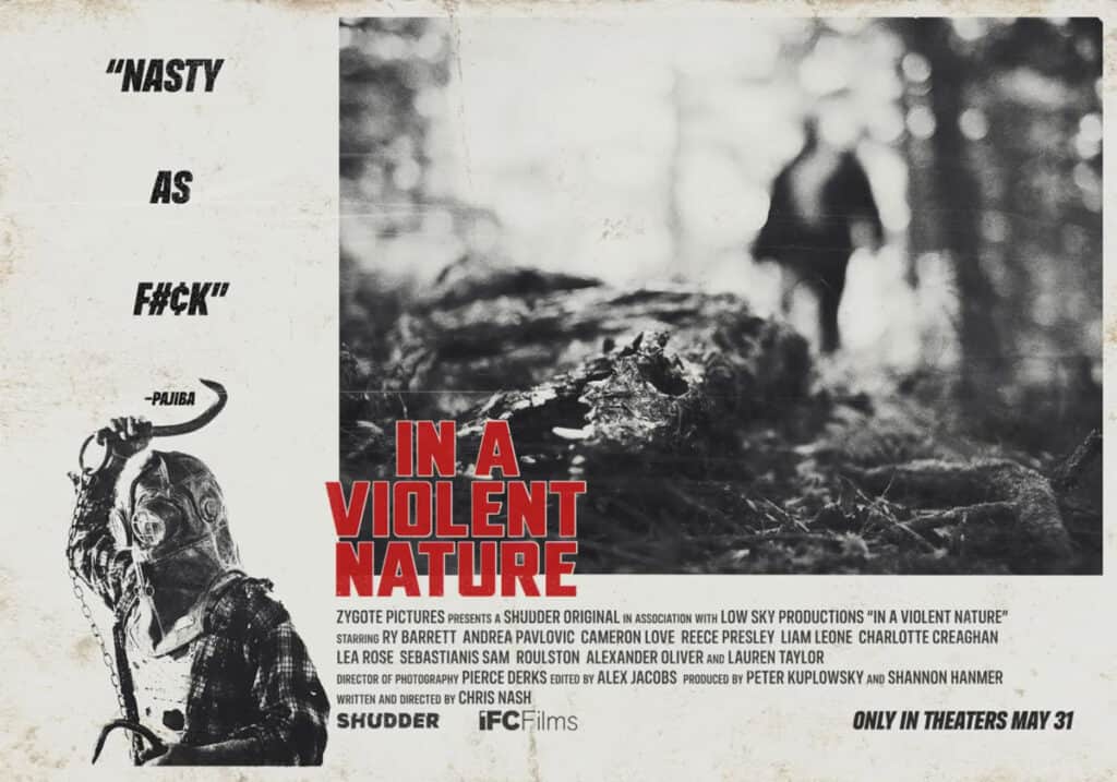 in a violent nature lobbycard