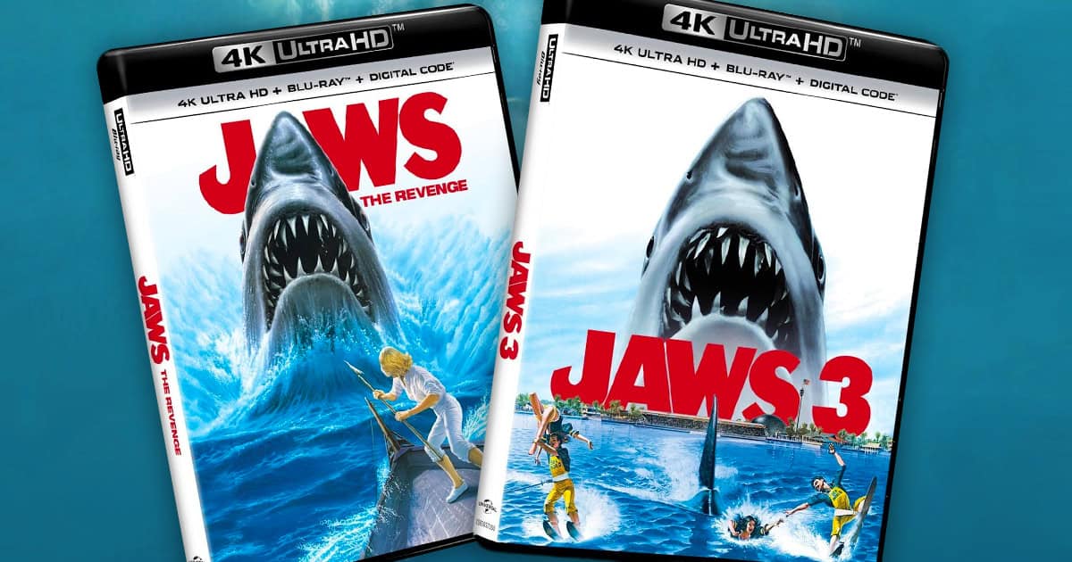 Jaws 3 & Jaws: The Revenge to be released on 4K Ultra HD this summer
