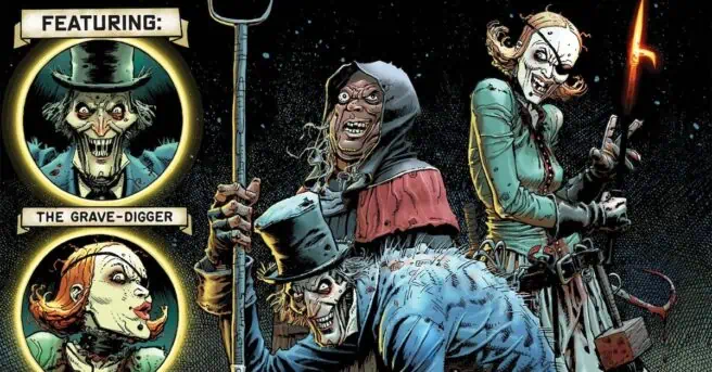 EC Comics is being revived with the title Epitaphs from the Abyss, which introduces three new horror hosts