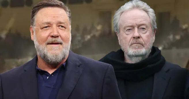 ridley scott, russell crowe