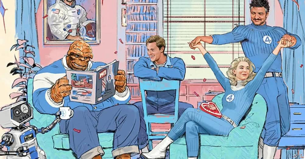 Marvel has unveiled a batch of retro-style character posters for their upcoming film The Fantastic Four: First Steps