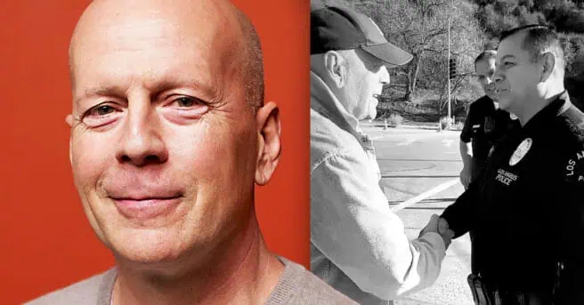 Bruce Willis, video, first responders