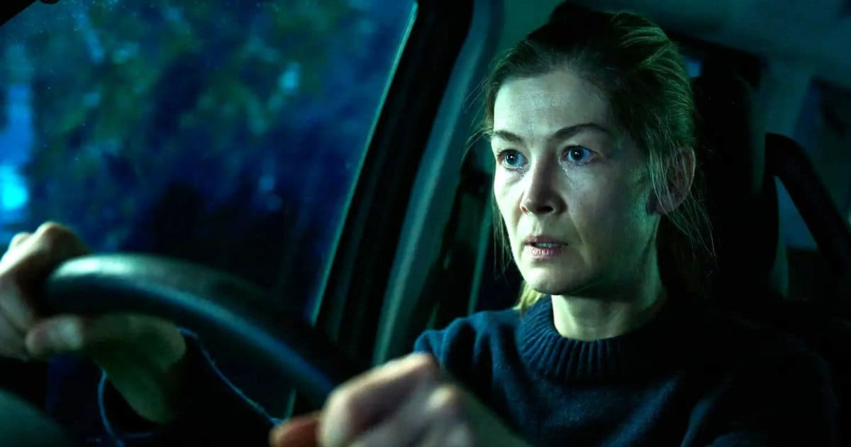 Images give a look at Rosamund Pike and Matthew Rhys in director Babak Anvari's psychological thriller Hallow Road