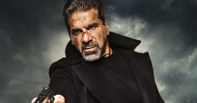 Lou Ferrigno and Jino Kang taken on a gang called the Goblins in the martial arts thriller Hard Redemption, which is in post-production