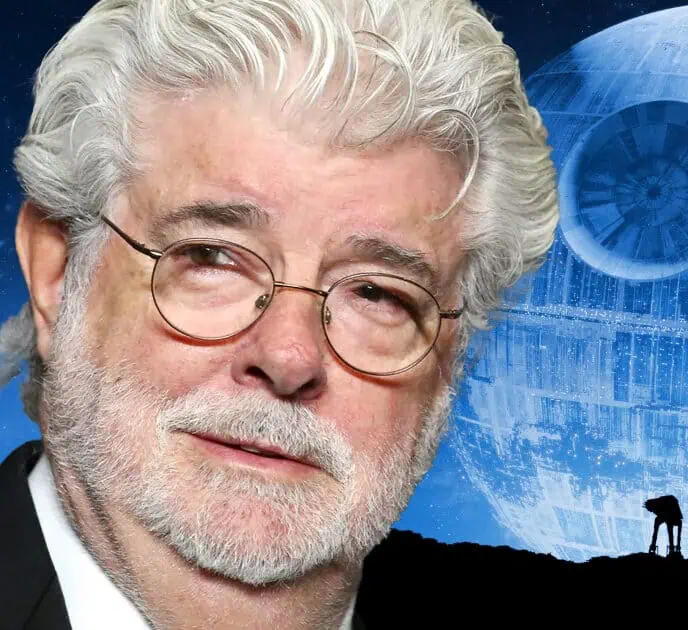 Steven Spielberg and John Landis were photographed together at the opening of George Lucas’ new museum in Los Angeles