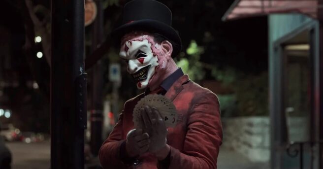 Director Colin Krawchuk's horror sequel The Jester 2 is coming to VOD in October, just in time for Halloween viewings