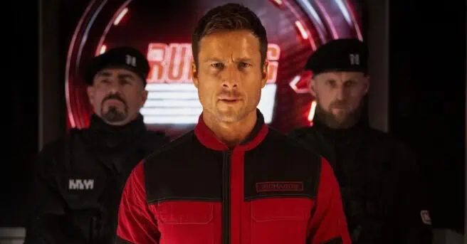 glen powell, the running man